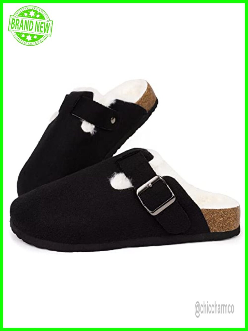 Women's Orthotic Cork Clogs Slippers with Arch Support for Plantar Fasciitis,